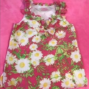 Lilly Pulitzer Sleeveless Blouse Sz S EUC